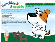 Tablet Screenshot of poochiesandmutts.com